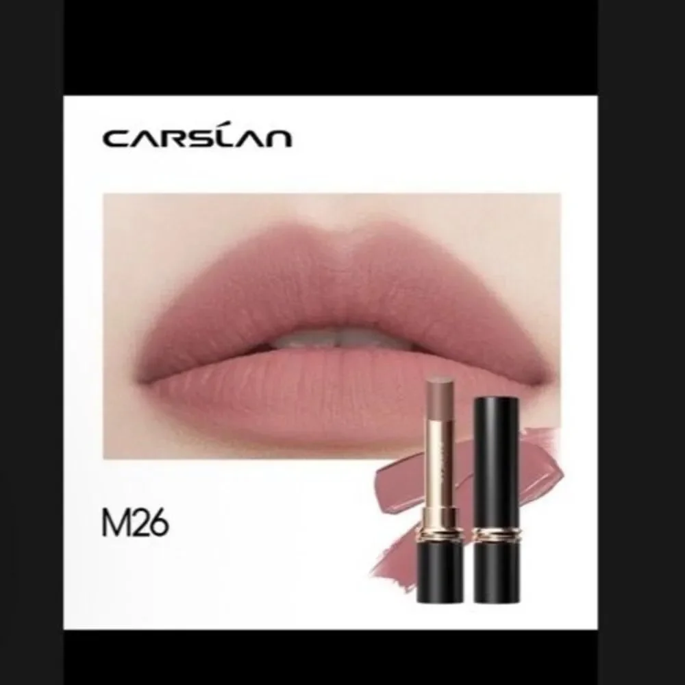 New Sealed Carslan Matte Kissed Lipstick M26